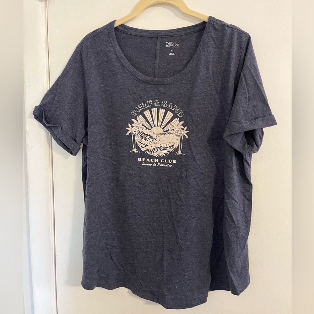 Market and Spruce beach shirt